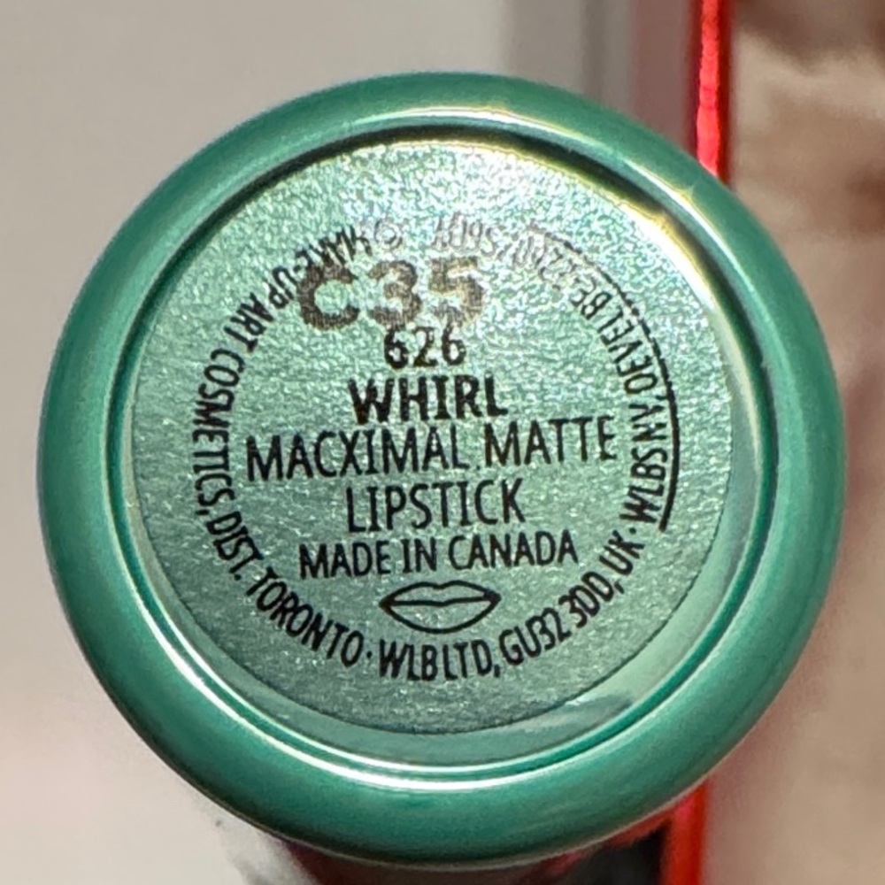 Maximal Matte Lipstick in Whirl by MAC.